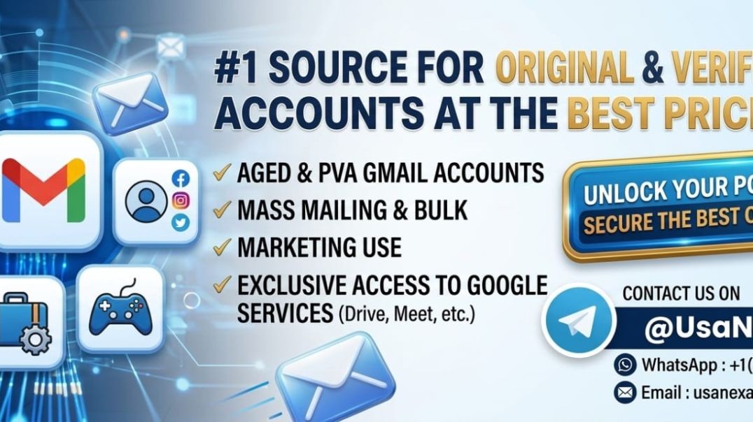 Top 12.5 Sites to- Buy Gmail Accounts: Aged, PVA & Bulk..